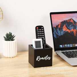 现货木质桌面收纳盒客厅遥控器杂物储物盒餐具盒笔筒杂物整理盒