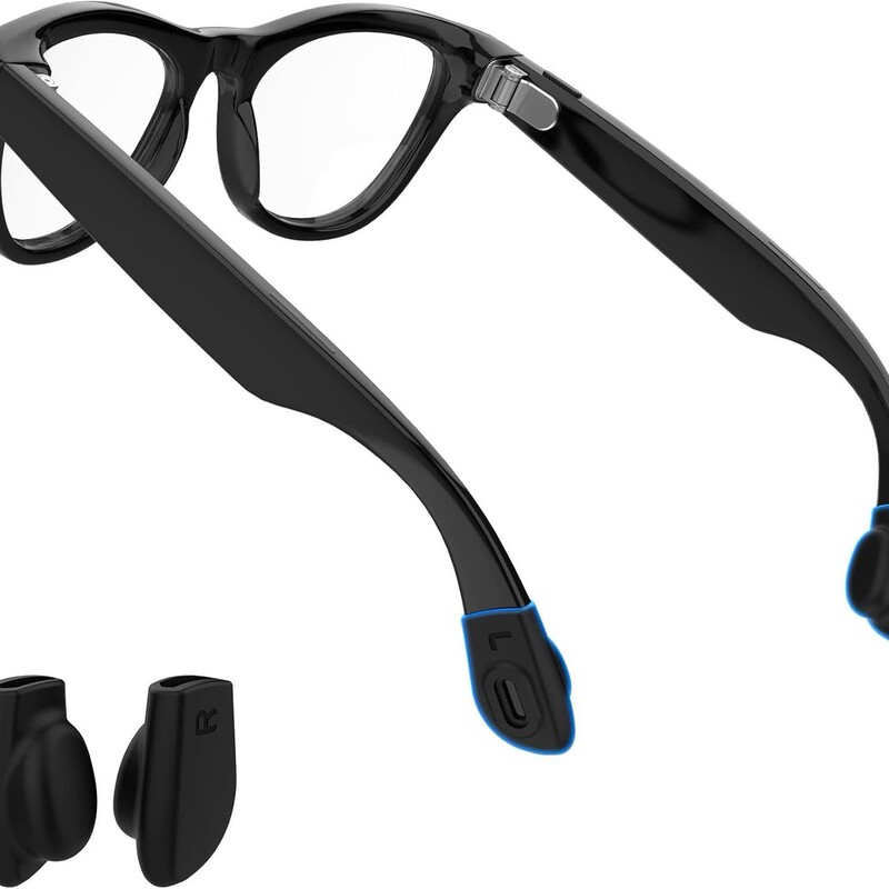 Suitable for Ray-Ban Glasses Anti-Slip Cover Ray-Ban Meta Glasses Accessories Silicone Glasses Holder Ear Clip Cross