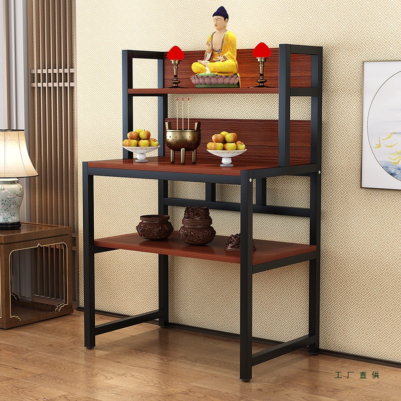 Altar for Home Use, Solid Wood Offering Table, Worship Table, Shrine, Buddhist Cabinet, God of Wealth Offering Table, Modern Simple Buddhist Table
