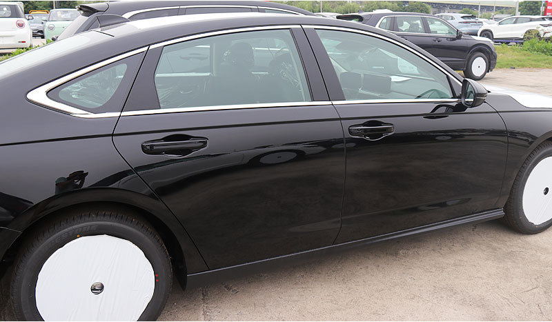 Suitable for Eleventh Generation Accord Window Trim Strips and Other Generations of Accord Exterior Modification Black Warrior Cars