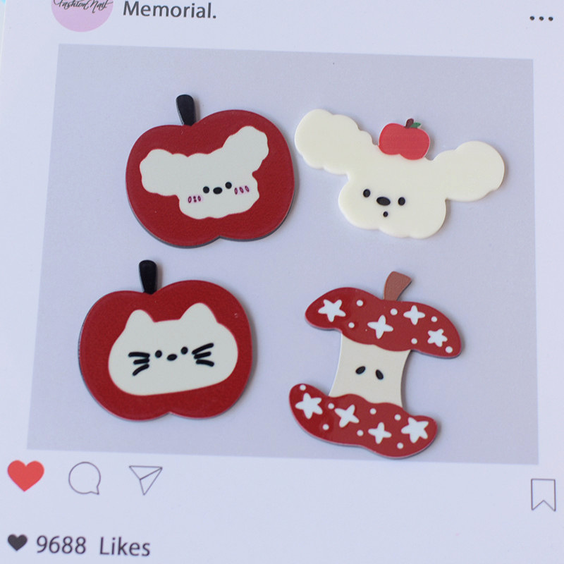 可爱小狗猫咪亚克力饰品配件抓夹鞋子diy材料厂家批发pj1815