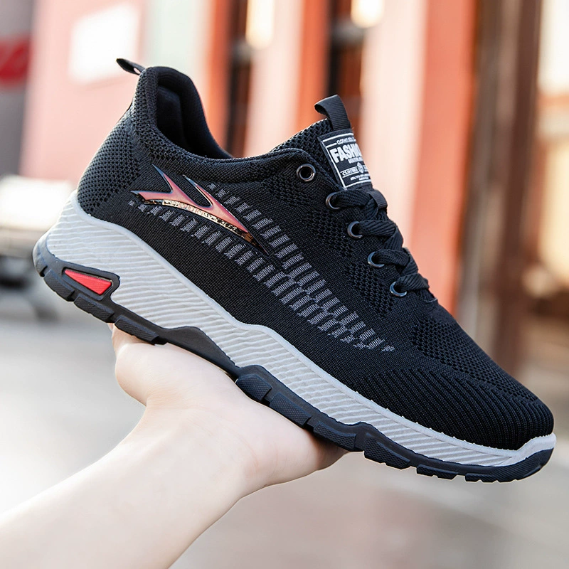 Внешняя торговля новая весна дышащая повседневная летающая мягкая подошва мужская дикая легкая обувь спортивная мужская обувь трансграничная