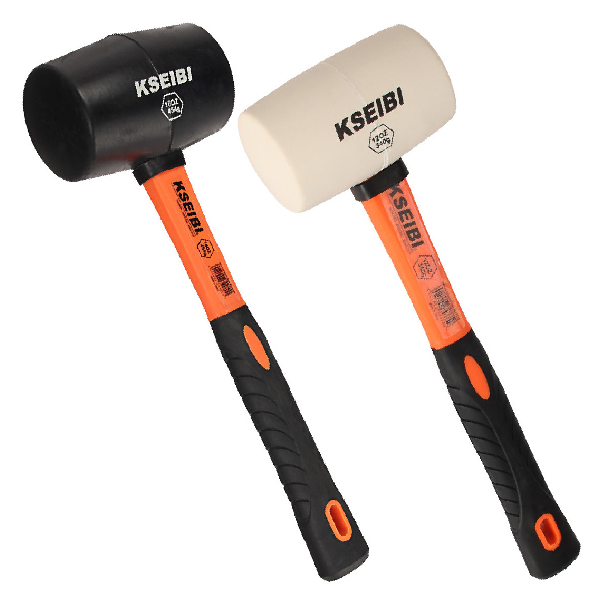 批发黑色橡皮锤白色圆头弹力橡胶锤 贴瓷砖地板安装锤