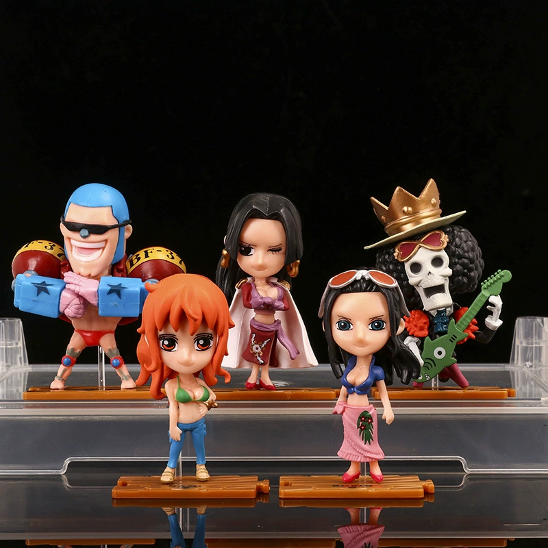 Spot 68th generation 10 One Piece hand -organized Luffy Sauron Joba female Emperor Nami Model Hand -Office wholesale