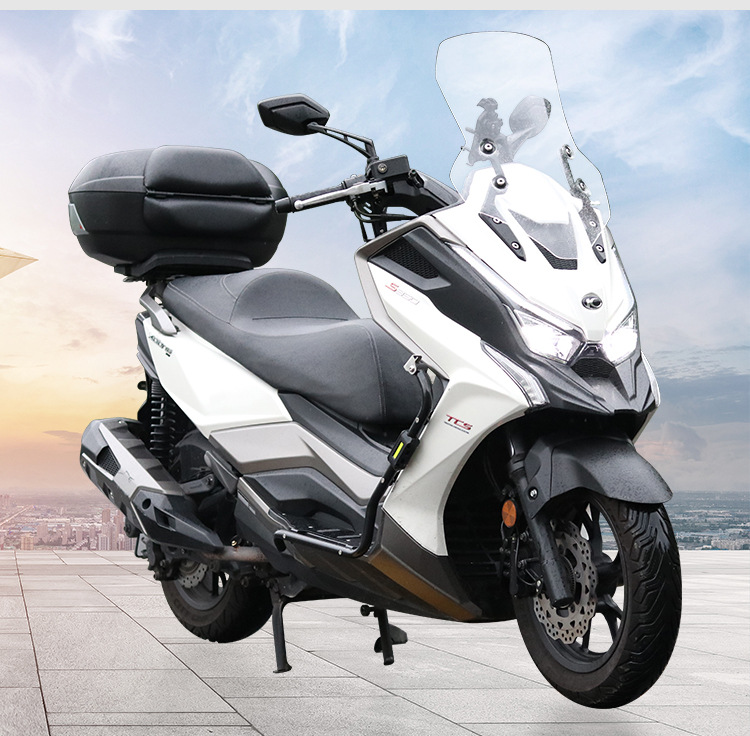 Suitable for Guangyang S250/S350 Motorcycle Crash Guard, Anti-Fall Stainless Steel Front Bumper, Footrest, Spotlight Bracket Modification