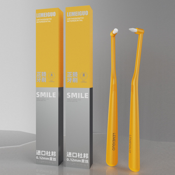 Orthodontic toothbrush soft bristles wholesale pointed head round…