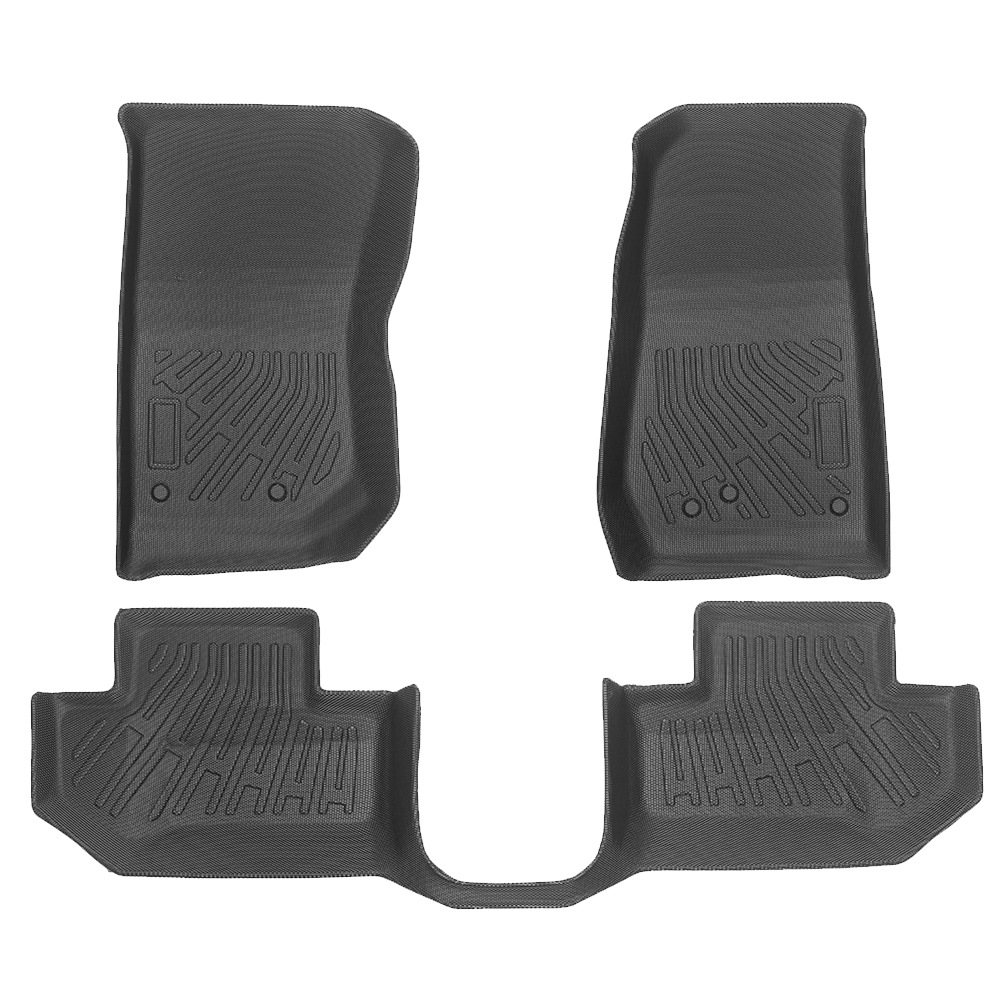 Aplicable a Jeep Wrangler jK 2Door2014 - 2017 almohadilla de pie TPE 3D para todo clima