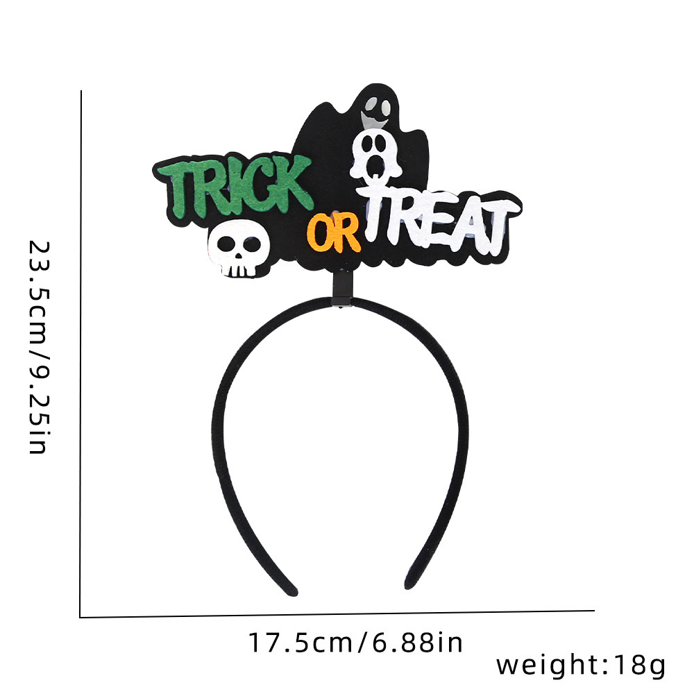 Diadema Decorativa para Halloween de Plástico y Fieltro para Fiesta de Disfraces image 35