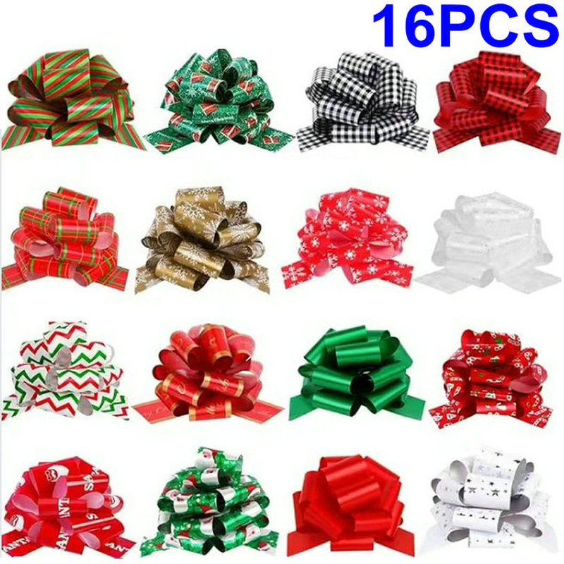 Cross-Border Spot 16-Pack 5inch Christmas Party Gift Packaging Hand-Drawn Flowers Christmas Hand-Drawn Flowers Christmas Hand-Drawn Flowers