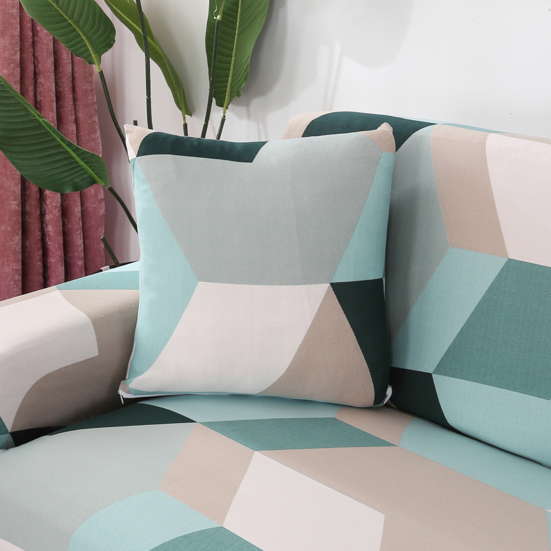 复制_跨境新款印花沙发罩 多功能针织弹力沙发床.jpg