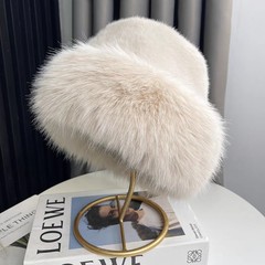 モンゴル帽 女性用 秋冬 フェイクファー モンゴル帽 民族風 保温 耳当て付き帽子 カジュアル 多用途 ファー帽子
