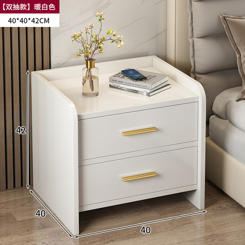 Muestras personalizadas mesas de cabecera dormitorio moderno pequeño armario mini estante armario multifuncional