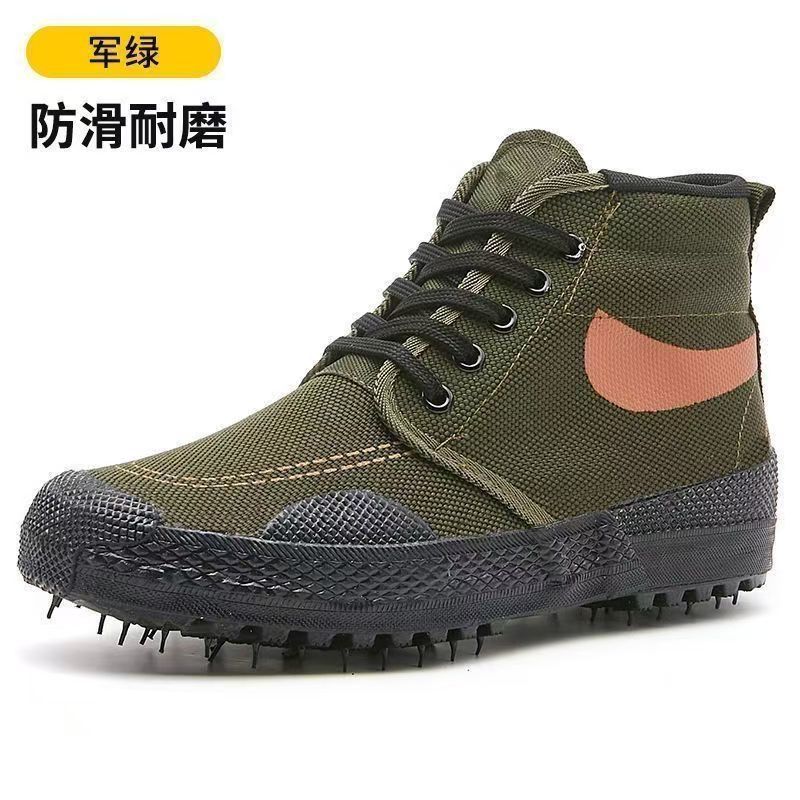 Zapatos de trabajo para hombres, zapatos de trabajo para hombres, zapatos de construcción antiguo, anti-deslizante, zapatos de protección laboral para hombres, cuatro temporadas, suela gruesa image 2