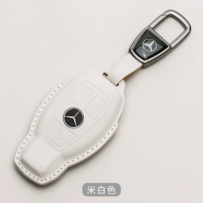 glc300l buckle gle bag – Car key bag - mercedes-benz-b-napa-leathersquare-buckle-off-white