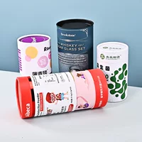 Производитель по индивидуальному заказу небесное и земное покрытие, упаковка для продуктов для здравоохранения, бумага, круглая крафт-бумага, упаковка для конфет, влагостойкая герметичная цветная трубка