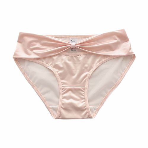 Misty Moon Thousands of Dollars~ Sexy French Satin Underwear Women's Medium Waist Pure Cotton Thin Waist Breathable Pure Desire Women's Triangular Panties