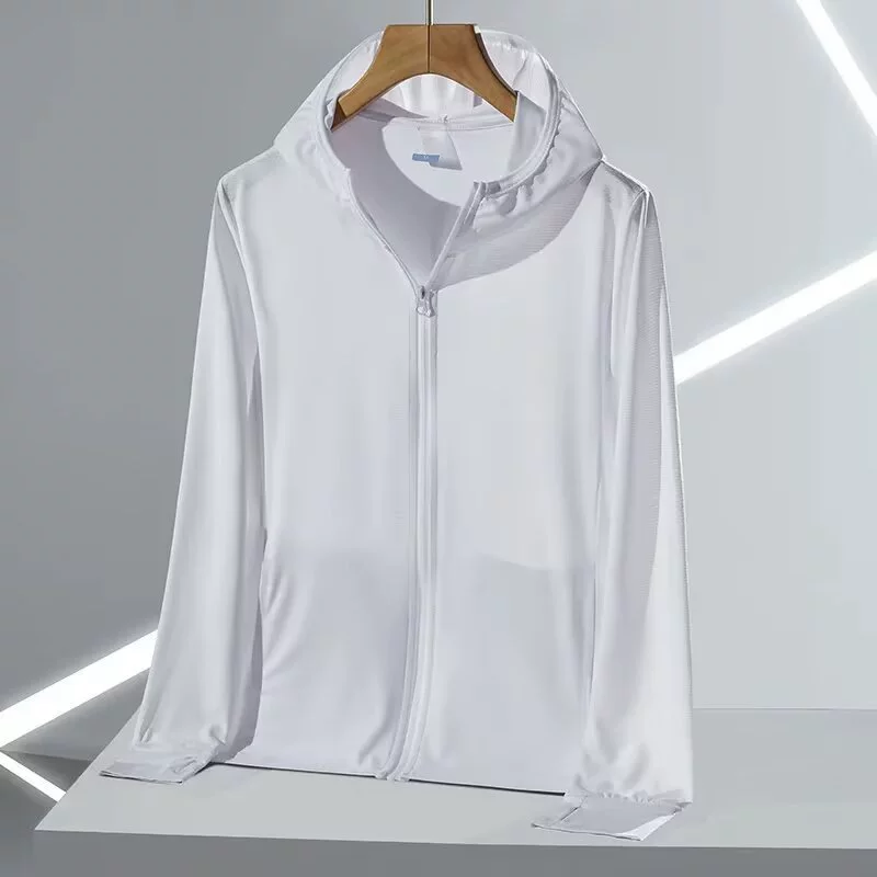 Солнцезащитная одежда для женщин и мужчин, летняя уличная одежда с защитой от ультрафиолета, солнцезащитная одежда для мужчин, новая тонкая дышащая кожаная одежда, короткая куртка