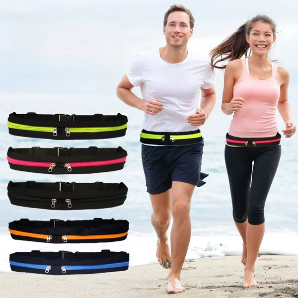 Outdoor sports waist bag anti-theft invisible waist bag fitness running mobile phone waist bag marathon mini waist bag wholesale