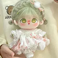 Хлопковая текстильная кукла, плюшевая игрушка, набор, детская одежда, ручная работа