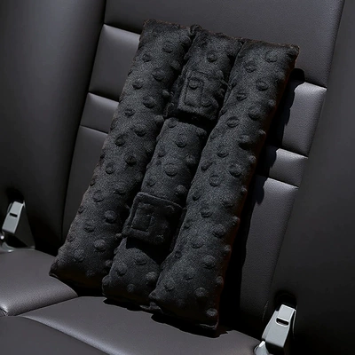 Seat belt shoulder pad – Holiday Gifts - black-short-length