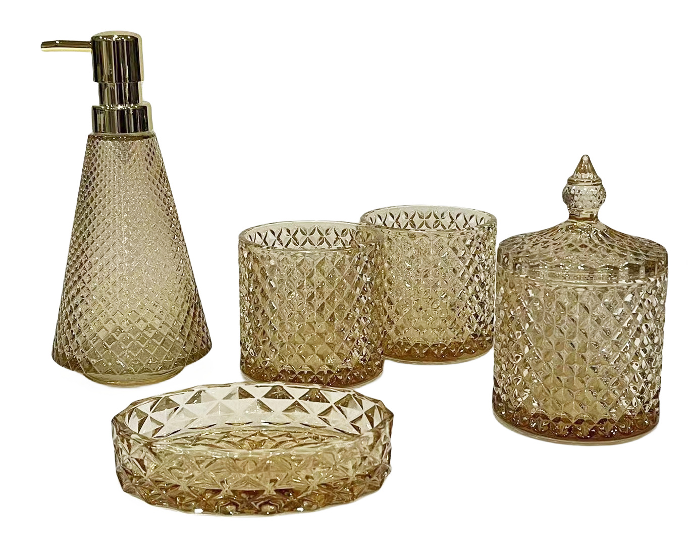 2023 otoño nuevo otoño y el invierno popular casa moderna color árbol de Navidad triángulo dispensador de jabón de vidrio