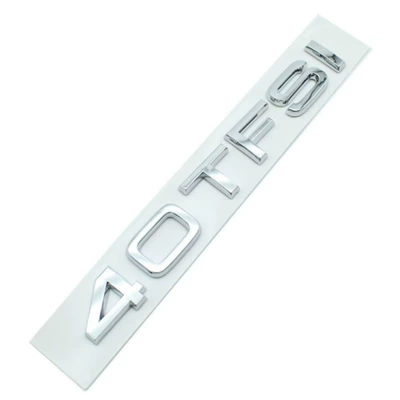 Car logo 40 45 50 55Tfsi Car - silver40tfsi
