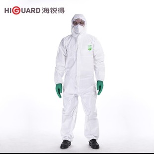 Hairui HG6922 dust-proof liquid splash-proof breathable dust-free hooded protective clothing 23070012