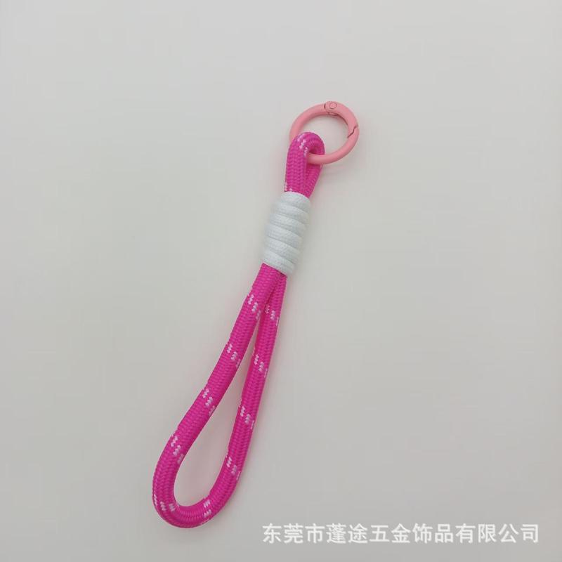 手机挂绳短款防丢绳手工编织百搭多巴胺水杯挂绳钥匙圈饰品挂件|undefined