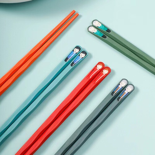 Alloy meal-sharing chopsticks for high-looking people and scenery, ten colors, non-slip, mildew-proof, one person, one color, household chopsticks manufacturer wholesale