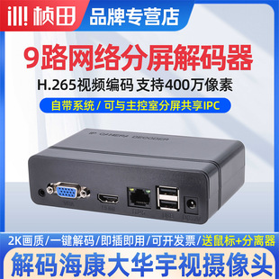 Zhentian Split Screen 9-way 16-way 36-way Monitoring Decoder IPC Network Split Screen Monitor ND7008/7016