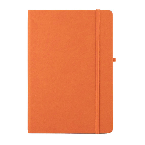 A5 notebook strapped business notepad printed with logo soft leather student stationery diary hand ledger wholesale