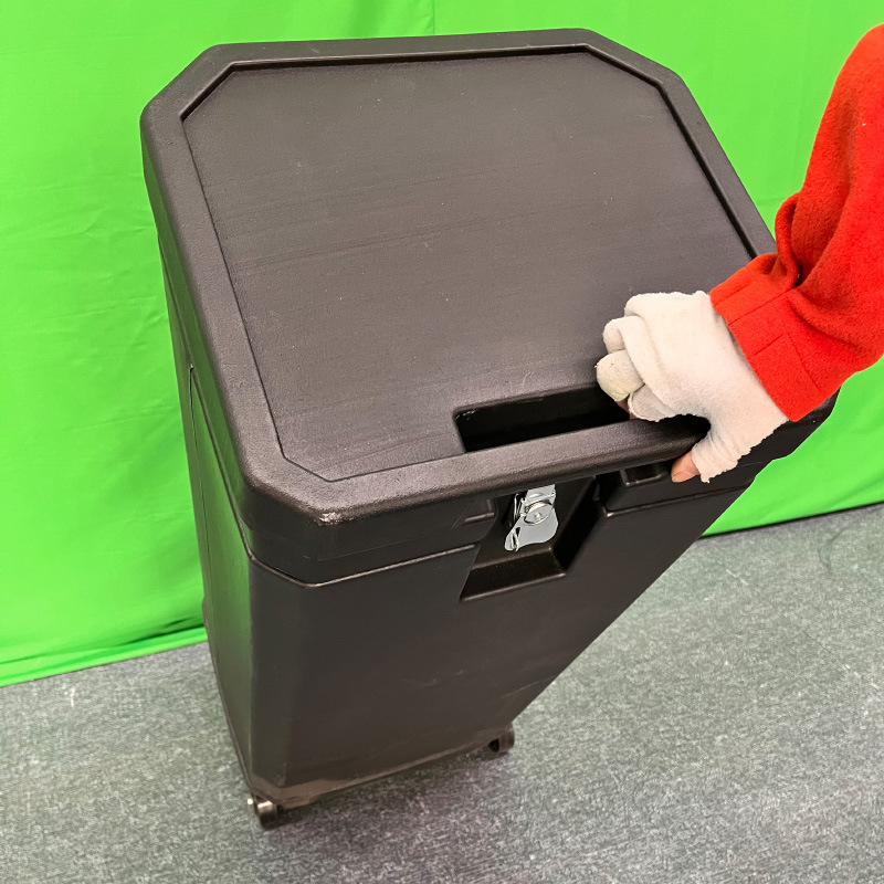 Caja de barras de plástico material de exposición caja de rotación antifallos esquema de estand estándar Wiblock estante de exhibición caja cuadrada moldeada por inyección