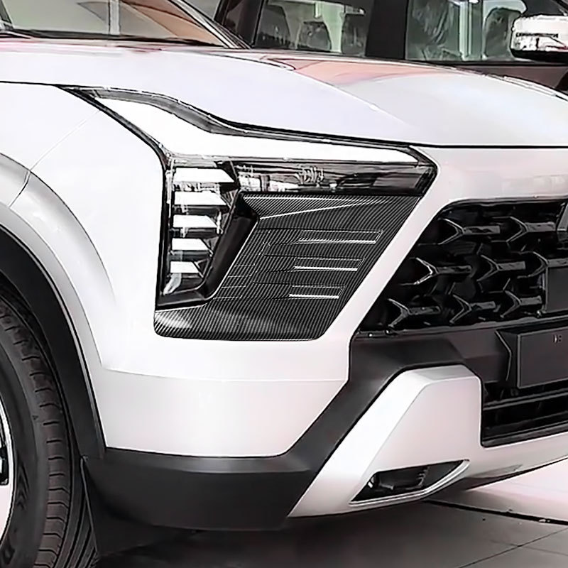 Suitable for 25 Mitsubishi Xforce Outlander Sport Front Air Knife Headlight Eyebrow Bright Strip Exterior Modification