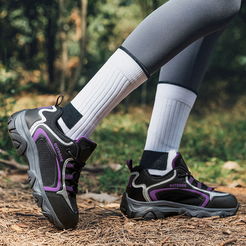 2024 nuevo transfronterizo primavera y otoño ligero con suela suave pareja transpirable casual zapatos deportivos de senderismo para hombres y mujeres