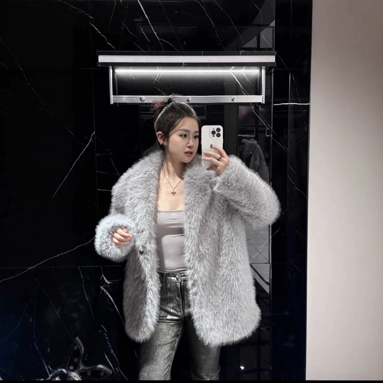 Velvet keep warm suit, winter jacket