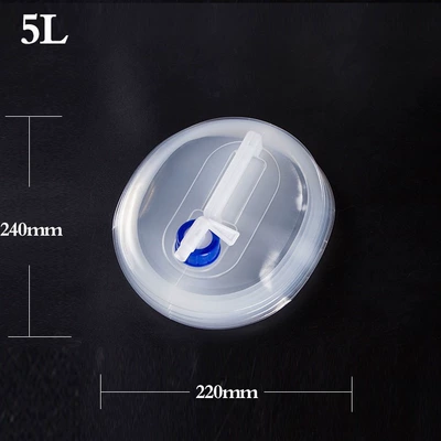 Portable Car-Mounted Outdoor Faucet Water Storage Bag for Home Use, Foldable Water Bag, Water Bucket for Car and Off-Road Use (Kempinq və səyahət) - 5l