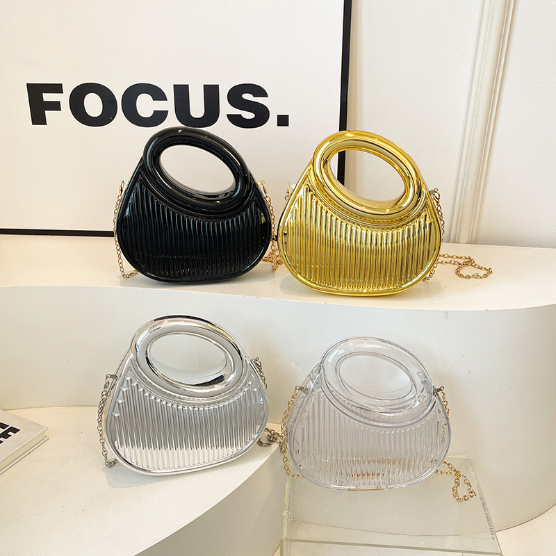 Elegante borsa a mano in acrilico da donna a tracolla da sera_voghion.com