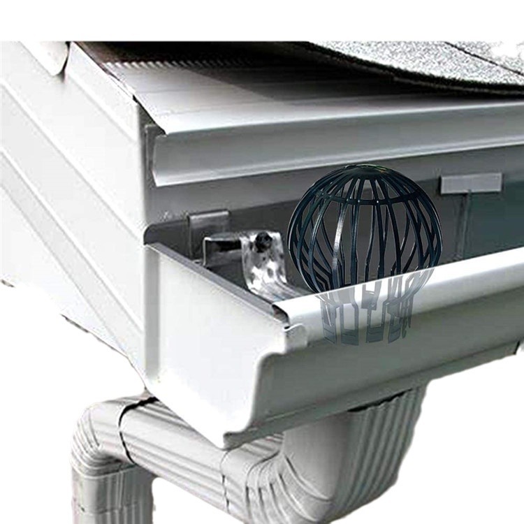 Desagüe del piso del techo de plástico negro drenaje antibloqueo cubierta de malla redonda balcón al aire libre lluvia cubierta de drenaje del hogar