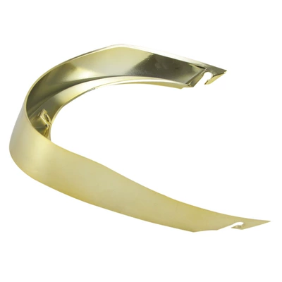 Gprr Motorcycle Helmet Tail Wing Dəbilqə (Kaska) aksesuarları - round-version-electroplated-gold
