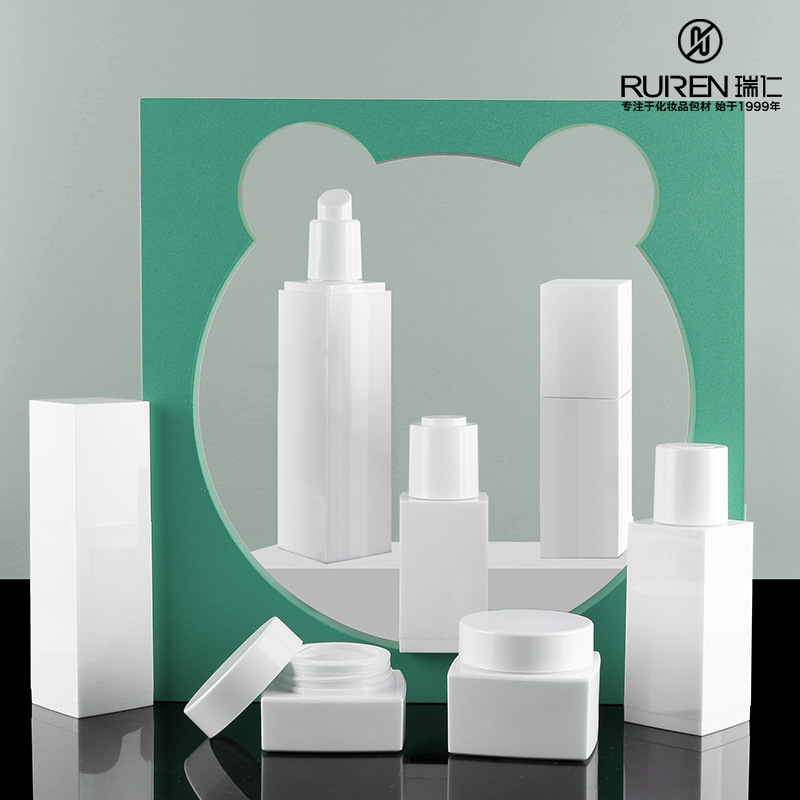petg30ml四方精华乳液分装瓶 塑料喷雾瓶 面霜眼霜瓶化妆品套装