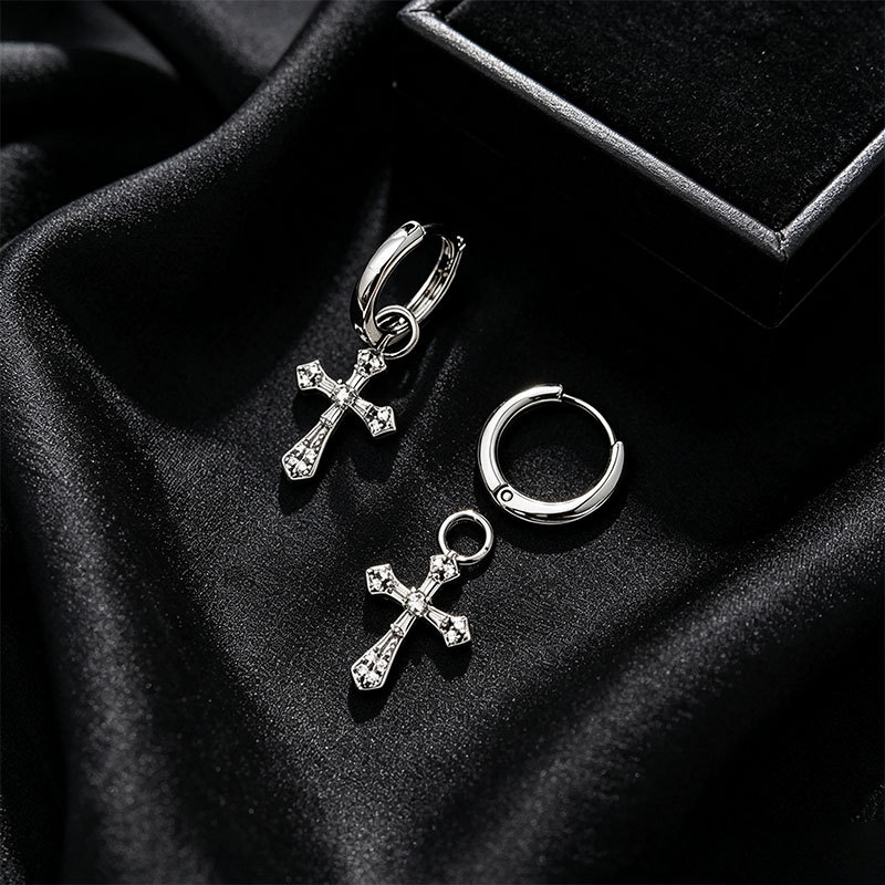 Xuping joyería estilo de moda europea y americana aretes exagerados doble fila brillante aretes de aretes de arroz de arroz pendientes de arroz transfronterizos aretes al por mayor