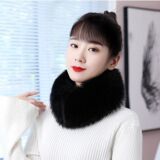 Шарф, утепленный демисезонный воротник, в корейском стиле