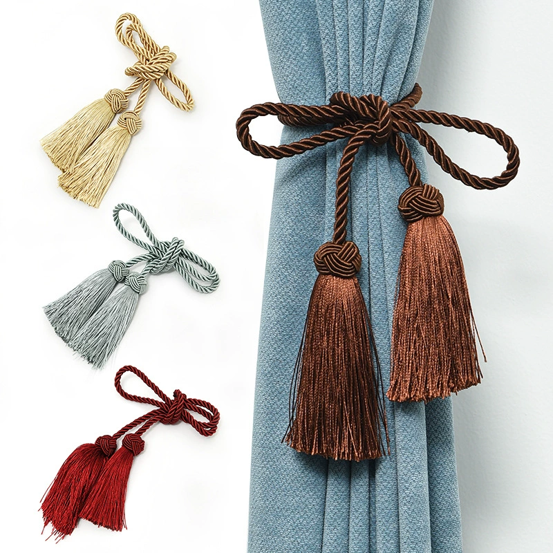 Многоцветный УС дракона кисточка висит ухо висит Ушная занавеска Привязка веревка аксессуары для вязки подарок кулон в наличии оптом