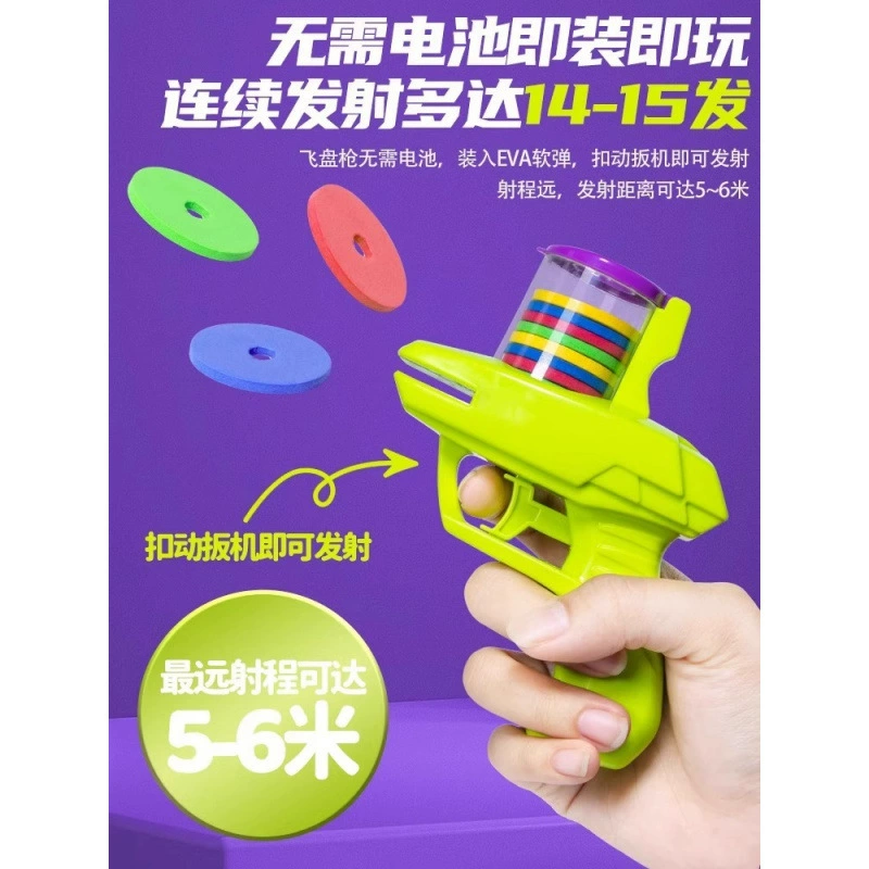 Мягкая пуля, дробовик, Frisbee, игрушечное оружие для мальчиков и девочек, автоматическая стрельба