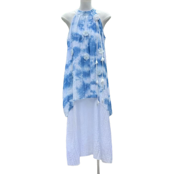 Genuine blue dress from Yunnan province
