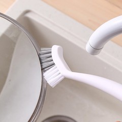 Clean bathroom tile wall corner small brush toilet brush floor gap bathroom grout cleaning