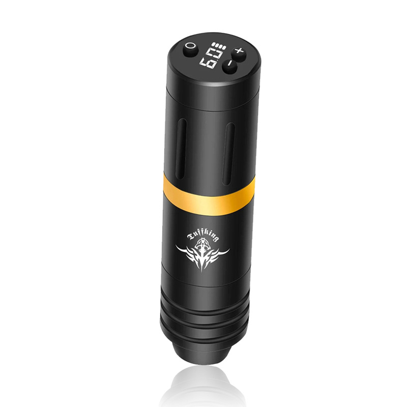Lápiz de tatuaje inalámbrico Lápiz de batería Máquina de motor Máquina todo en uno Juego de lápiz de tatuaje Todo en uno Tatuaje Aguja Tinta verde Transfronteriza