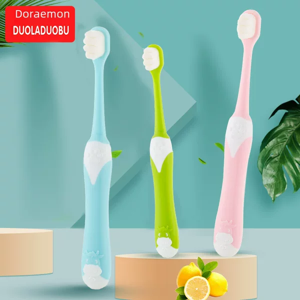 Dora Dobu Children's Toothbrush with Non-Slip Handle, Cleaning Toothbrush, Cute Soft-Bristle Toothbrush, Teeth Cleaning Toothbrush 6555