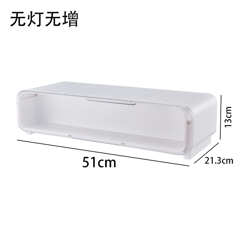 显示器增高架多功能家用手办收纳盒电脑桌面置物架透明盲盒展示柜|undefined