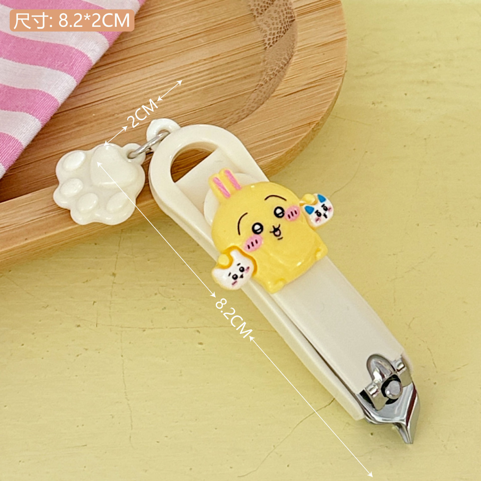 Mini Cute Nail Clipper Household Anti-splash Nail Clipper Single Cartoon Creative Folding Nail Clipper Manicure Repair